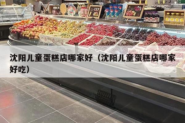 沈阳儿童蛋糕店哪家好（沈阳儿童蛋糕店哪家好吃）